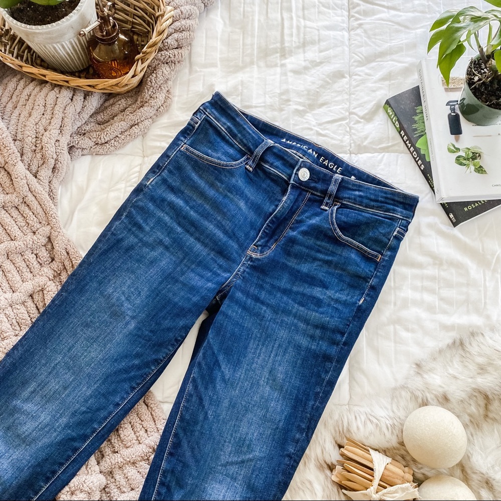 AE High Rise Jegging - Dark Wash
